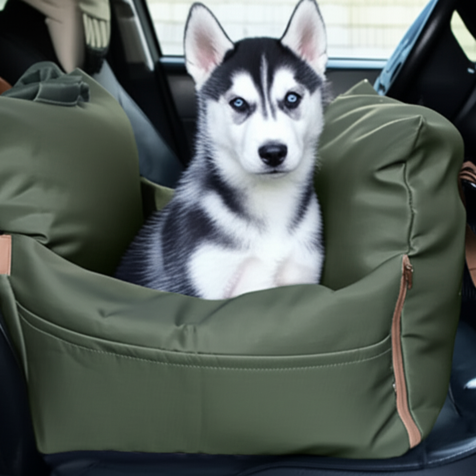 PAWVANA PRIME Water-Resistant Dog Car Seat & Travel Mattress