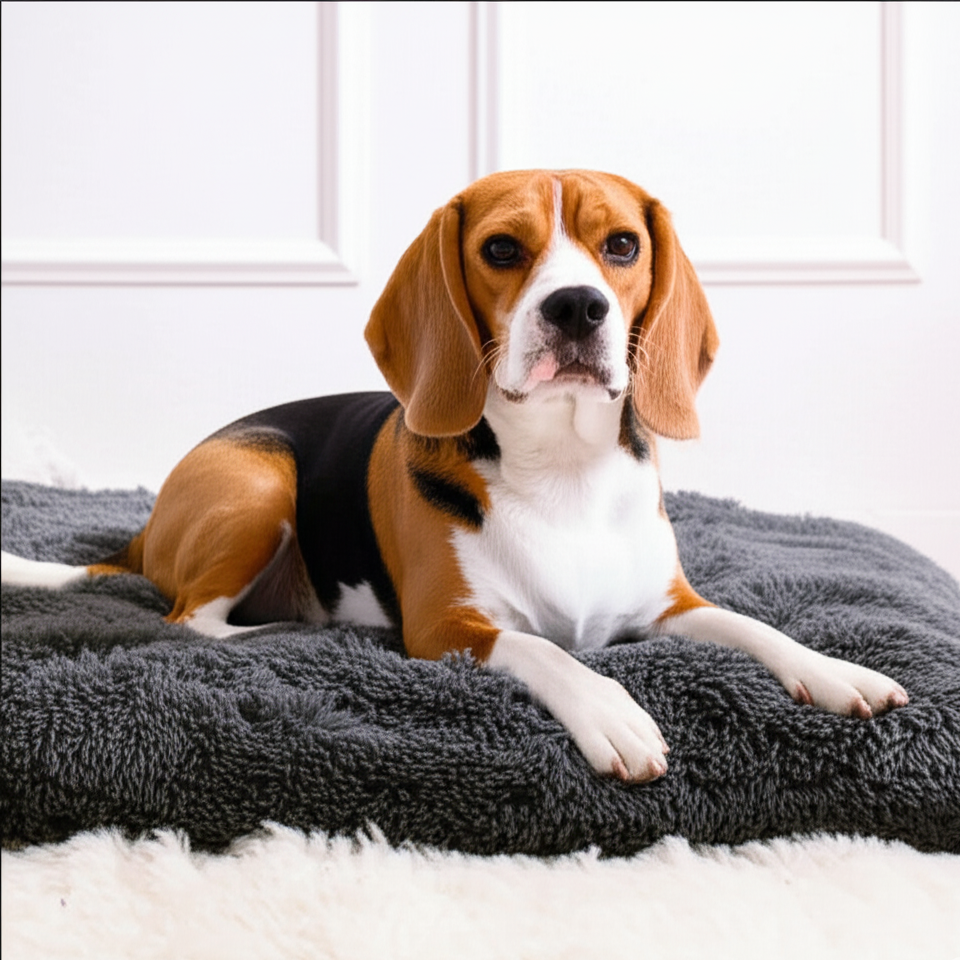 PAWVANA PRIME Soft Long Plush Dog Bed